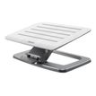 0043859739141-Fellowes Hana - Repose-pieds réglable en hauteur - facilement ajustable - blanc-Angle droit-1