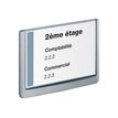 DURABLE CLICK SIGN - Soporte de señal - montaje en puerta - para A5 - grafito