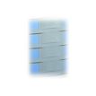 3219099811610-Module 4 tiroirs pour armoire à rideaux - hauteur 100 mm - gris/bleu-Gros plan-4