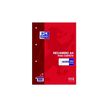 8412771059088-Oxford Classic - Recharge pour bloc-notes - A4 - A4 - 100 feuilles / 200 pages - blanc - réglé - 4 tr--0