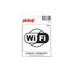 Pickup - Signo - Wi-Fi zone - cuadrado - 100 x 100 mm - autoadhesivo - vinilo