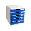 Exacompta MODULO Classic - Armario de cajones - 5 cajones - para A4 Plus