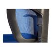 0000000108805-Fauteuil de bureau PHOENIX - accoudoirs fixes - Bleu-Gros plan-6