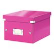 Leitz Click & Store - Caja de almacenamiento - para A5 - rosa metálico