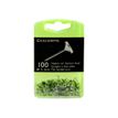 3364220145123-Exacompta - 100 Épingles tête plate - 5 mm - transparent-Avant-3