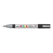 POSCA PC-3M - Marcador - permanente - plata - tinta pigmentada al agua - 0.9-1.3 mm - fino