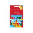 Faber-Castell CASTLE - Rotulador de punta de fibra - colores surtidos (paquete de 12)