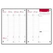 3147280190964-Agenda à élastique Office - 1 semaine sur 2 pages - 21 x 29,7 cm - gris/noir - Oxford--1