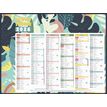 CBG Exotique médium - Calendario - montaje en pared - 2020 - 7 meses en página - 320 x 420 mm - fecha