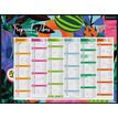 CBG Exotique médium - Calendario - montaje en pared - 2020 - 7 meses en página - 320 x 420 mm - fecha