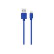 3571211393412-Bigben Wow - câble de charge et de synchronisation USB/Connectique Lightning - 1 m - bleu-Avant-0