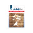 Pickup Home - Signo - bike / stroller - 90 x 90 mm - autoadhesivo - acrílico