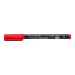 STAEDTLER Lumocolor - Marcador - permanente - rojo - 0.4 mm - superfino