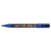 POSCA PC-3M - Marcador - permanente - azul - tinta pigmentada al agua - 0.9-1.3 mm - fino