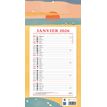 CBG 409 Ambiance - Month block calendar - 2020 - un mes vista - 12 hojas - 190 x 360 mm - fecha
