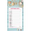 CBG 409 Ambiance - Month block calendar - 2020 - un mes vista - 12 hojas - 190 x 360 mm - fecha