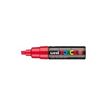 POSCA PC-8K - Marcador - rojo fluorescente - tinta pigmentada al agua - 8 mm - amplio