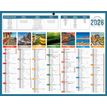 CBG Planète Mini - Bank calendar - montaje en pared - 2018 - 7 meses en página - 210 x 265 mm - fecha