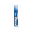 Pilot - Relleno - no permanente - azul - tinta de gel termosensible - 0.7 mm - medio (paquete de 3) - para FriXion Ball