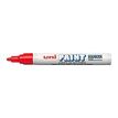 Uni PAINT PX-20 - Marcador - permanente - rojo - tinta con base de alcohol - 2.2-2.8 mm - medio