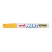Uni PAINT PX-20 - Marcador - permanente - amarillo - tinta con base de alcohol - 2.2-2.8 mm - medio