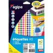 APLI-Agipa - Colores variados - 8 mm de diámetro 2058 etiqueta(s) etiquetas para usos múltiples