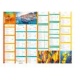 Oberthur Tutti Frutti - Calendario de planificación - 2015 - 6 meses en página - 430 x 335 mm - fecha