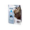 Epson T1002 - 11.1 ml - cián - original - blíster - cartucho de tinta - para Stylus SX510, SX515, SX600, SX610; Stylus Office B1100, B40, BX310, BX600, BX610