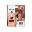 Epson T0872 - 11.4 ml - cián - original - blíster - cartucho de tinta - para Stylus Photo R1900