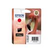 Epson T0877 - 11.4 ml - rojo - original - blíster - cartucho de tinta - para Stylus Photo R1900