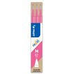Pilot FriXion Ball - Relleno - rosa - 0.7 mm - fino (paquete de 3) - para FriXion Ball