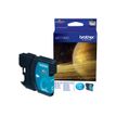 Brother LC1100C - Cián - original - cartucho de tinta - para Brother DCP-185, 385, 395, 585, J715, MFC-490, 5490, 5890, 5895, 6890, 790, 795, 990, J615