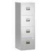 MT Economic PFA4 - Armario de relleno vertical - 4 cajones - gris claro, RAL 7035