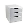 9002493422377-Exacompta MODULO Classic - Bloc de classement 3 tiroirs - gris/granit-P_79151120_1-0