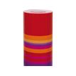 Clairefontaine Alliance - Papel de regalo - 70 cm x 50 m - 60 g/m² - dorado/rosa/rojo a rayas - papel