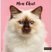 CBG Mon Chat - Calendario ilustrado - montaje en pared - 2020 - un mes vista - 300 x 600 mm - fecha