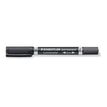 4007817348031-STAEDTLER Lumocolor duo - Marqueur permanent - double pointe fine et moyenne - noir-P_79352482_1-0