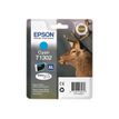 Epson T1302 - 10.1 ml - cián - original - blíster con alarmas de RF/acústica - cartucho de tinta (alternativa para: Epson T1302) - para Stylus Office BX630, BX635, BX935; WorkForce WF-3010, 3520, 3530, 3540, 7015, 7515, 7525