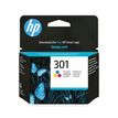 HP 301 - 3 ml - color (cian, magenta, amarillo) - original - cartucho de tinta - para Deskjet 1000, 1010, 1050 J410, 1050A J410, 1051A J410, 1055 J410, 1056 J410, 1510, 1512