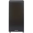 Simmob ORGA 140 Secretary Desk - Unidad de almacenamiento - móvil - 2 cajones - 5 baldas - melamine coated particle board, tarjeta de fibra de densidad media - negro
