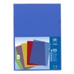 3135251387109-Viquel - 10 Pochettes coin - A4 - pour 25 feuilles - 13/100 - couleurs assorties-P_79356131_3-2