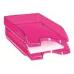 CepPro Happy - Bandeja carta - para 240 x 320 mm - capacidad: 450 hojas - transparente, rosa indio