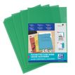 Oxford SHINE - Carpeta en forma de L - para A4 - capacidad: 25 hojas - verde cristal (paquete de 10)