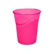 CEP CepPro Happy - Cesto de basura - 14 L - asas - polipropileno (PP) - rosa indio
