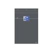 Oxford Bloc Orange - Cuaderno - grapado - A5 - 80 hojas / 160 páginas - papel extra blanco - cuadriculado - cubierta gris oscuro (paquete de 5)