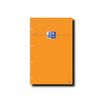 Oxford Bloc Orange A4+ - Cuaderno - grapado - 80 hojas / 160 páginas - papel extra blanco - cuadriculado - cubierta naranja (paquete de 5)