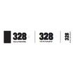 ELVE - Cloakroom tickets block - 50 hojas - 30 x 200 mm - numerado (paquete de 20)