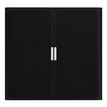 Paperflow easyOffice - Aparador - 2 baldas - 2 Puertas - metal, polipropileno, poliestireno tintado de alto impacto - negro