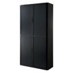 Paperflow easyOffice - Aparador - 4 baldas - 4 Puertas - metal, polipropileno, poliestireno tintado de alto impacto - negro