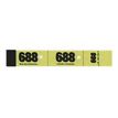 ELVE - Cloakroom tickets block - 50 hojas - 30 x 200 mm - numerado (paquete de 20)